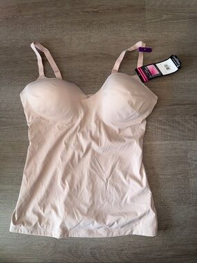 Maidenform Light Blush Shaping Chemise with Built-In Cups NWT SZ 2x